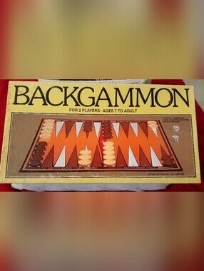 Vintage Backgammon board game